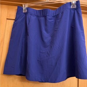 Blue Women's Golf Skort